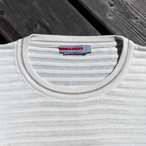 Prada Short-sleeve Lightweight Sweater - Picture 2 of 7